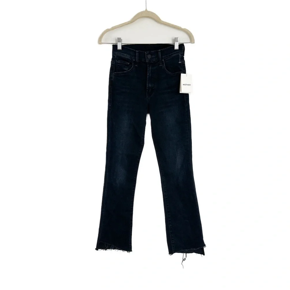 Mother The Insider Crop Step Fray in Night in Paris Size 23 NWT